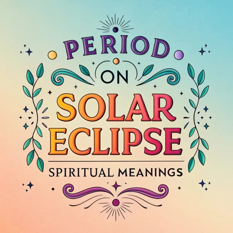 Period on Solar Eclipse: Exploring 11 Spiritual Meanings