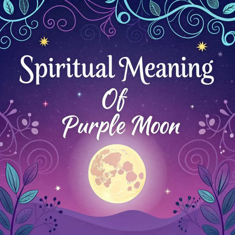 13 Spiritual Meanings of the Purple Moon: Deeper Insights