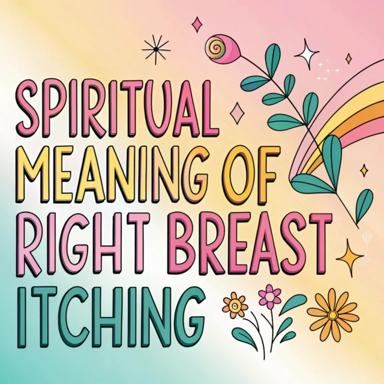 14 Spiritual Meanings of Right Breast Itching: Divine Messages