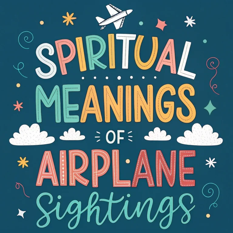 Spiritual Meanings of Airplane Sightings: 13 Divine Signs