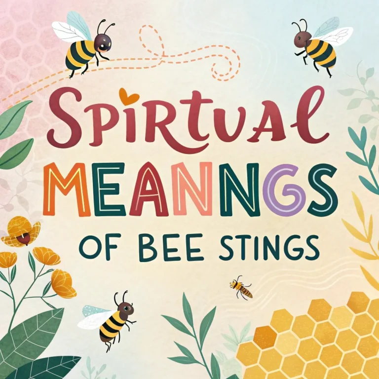 Spiritual Meanings of Bee Stings: 12 Divine Messages