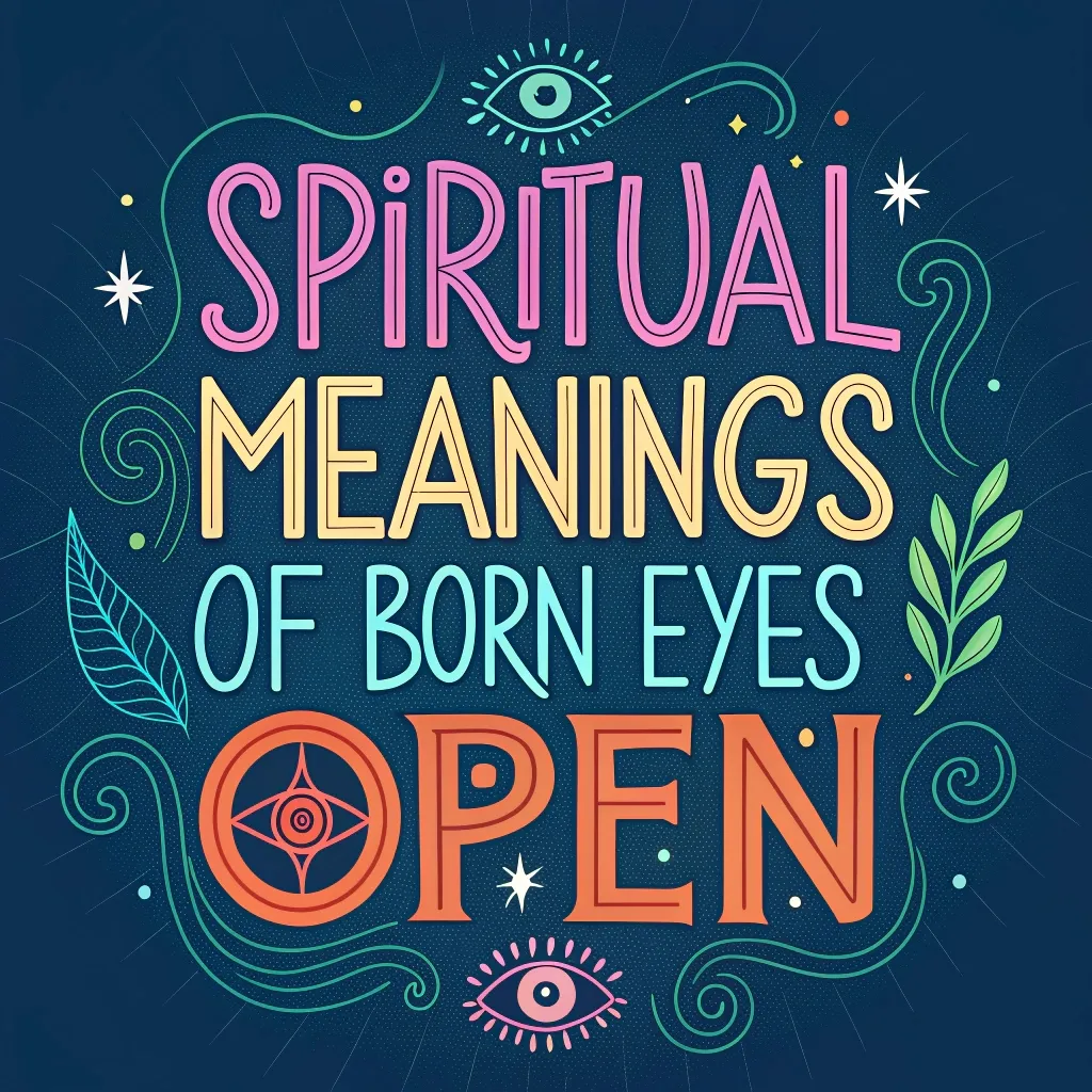 Spiritual Meanings of Born Eyes Open: 12 Sacred Signs