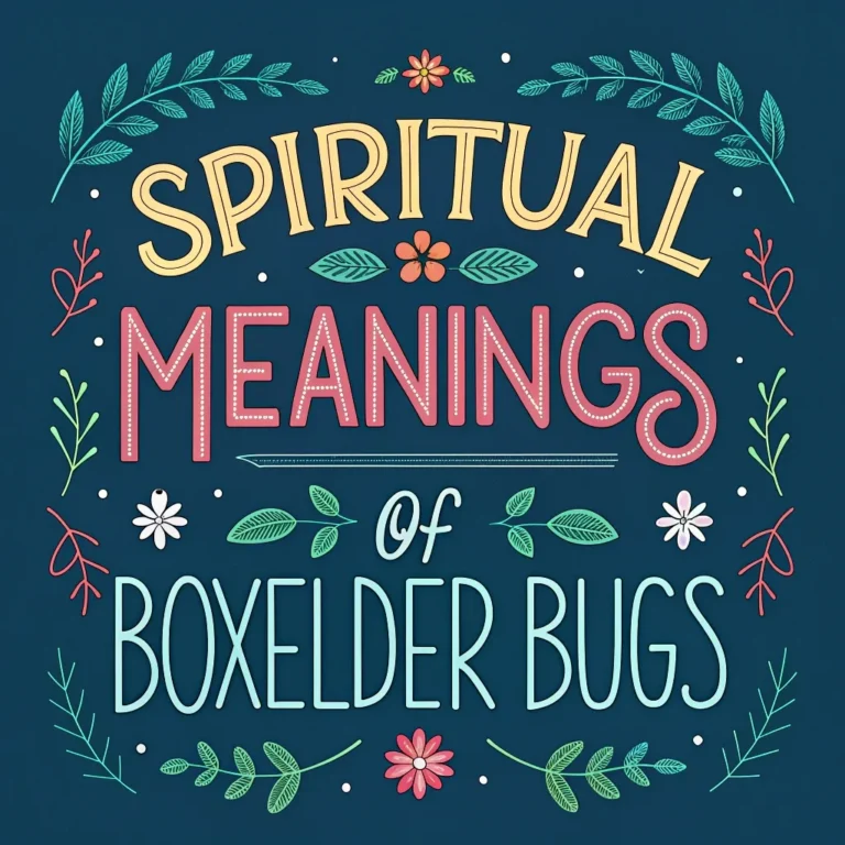 Spiritual Meanings of Boxelder Bugs: 11 Sacred Messages