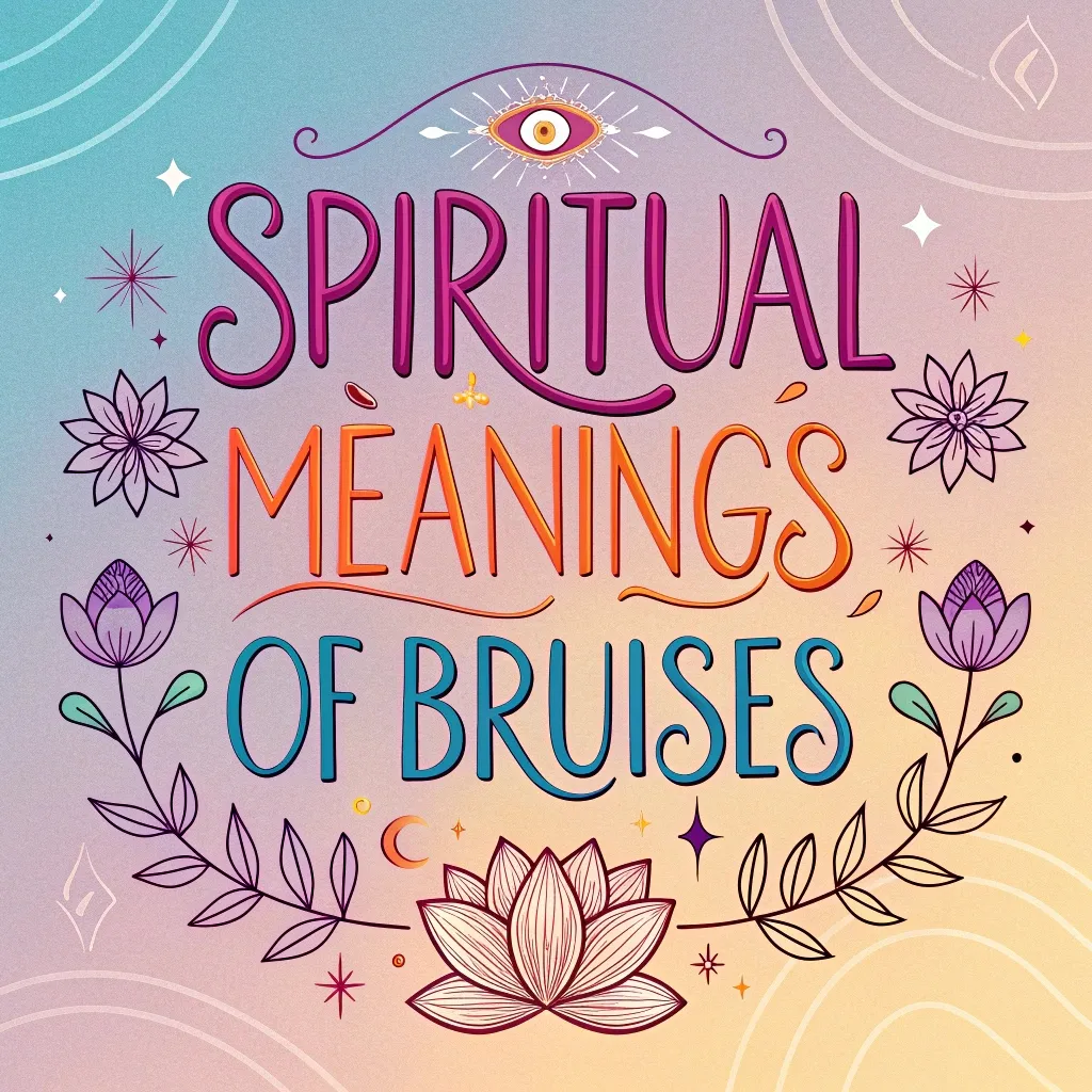 Spiritual Meanings of Bruises: 11 Sacred Healing Messages