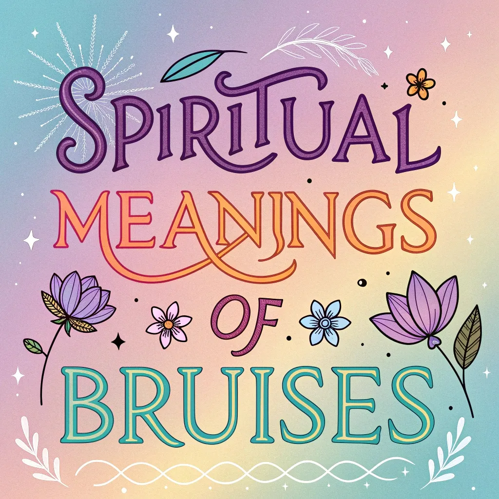 Spiritual Meanings of Bruises: 11 Sacred Healing Messages