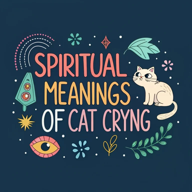 Spiritual Meanings of Cat Crying: 10 Sacred Messages