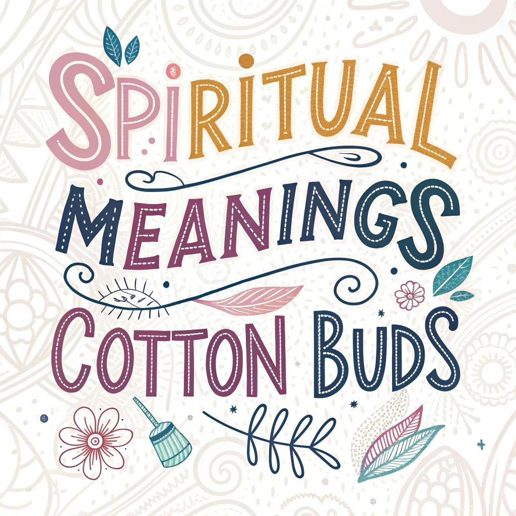 Spiritual Meanings of Cotton Buds: 12 Divine Messages