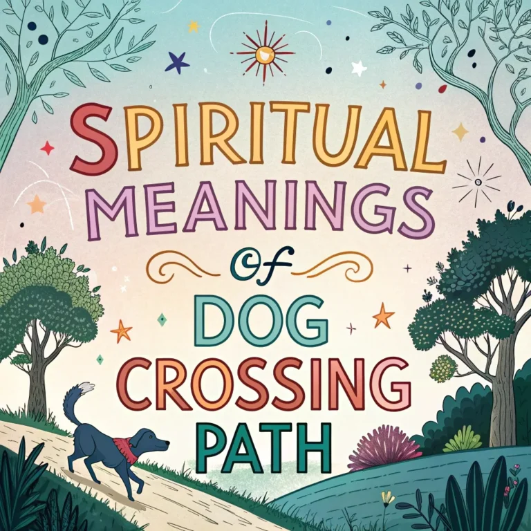 Spiritual Meanings of Dog Crossing Path: 10 Sacred Signs