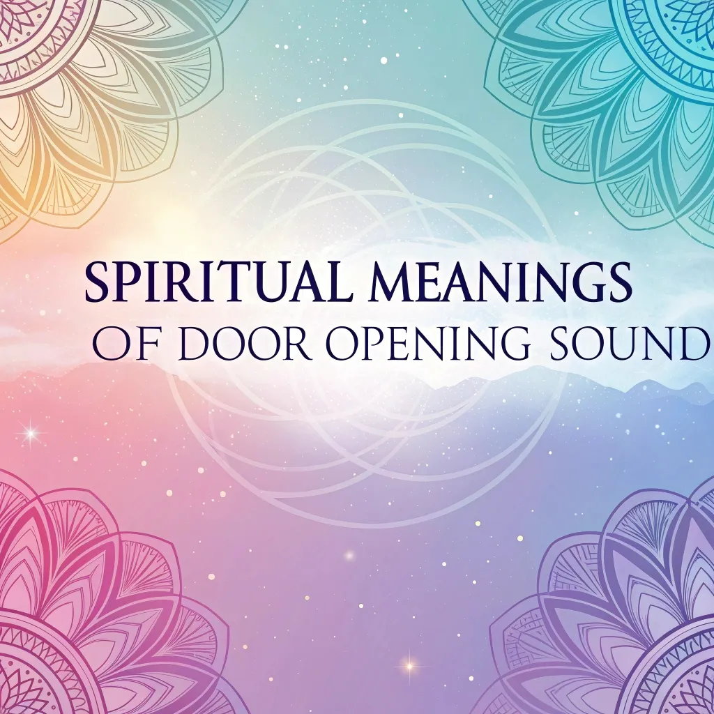 Spiritual Meanings of Door Opening Sounds: 13 Divine Messages