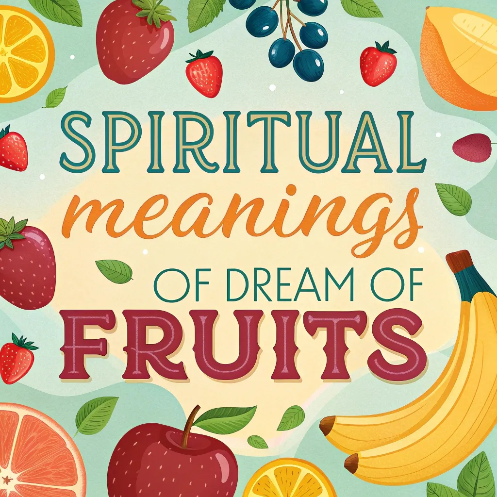 Spiritual Meanings of Dream of Fruits: 10 Sacred Messages