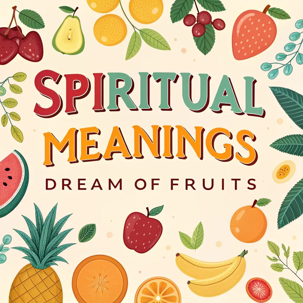 Spiritual Meanings of Dream of Fruits: 10 Sacred Messages