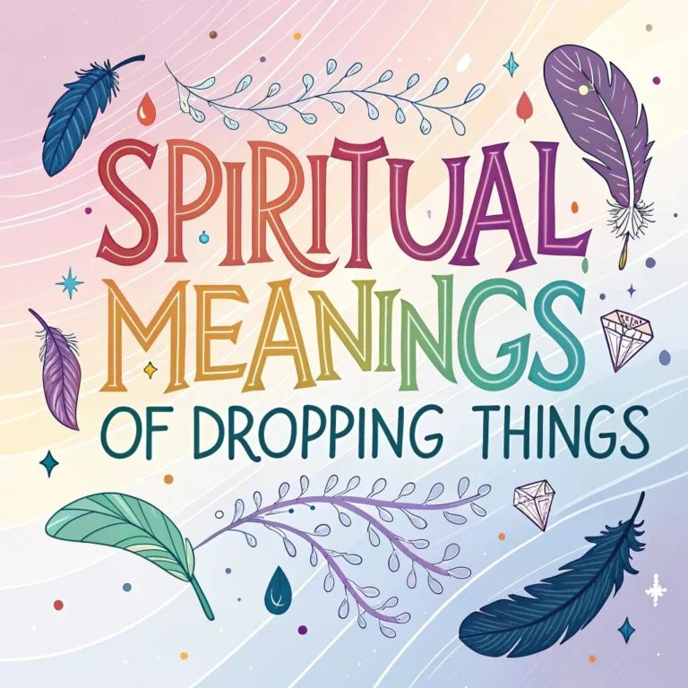 Spiritual Meanings of Dropping Things: 12 Divine Signs