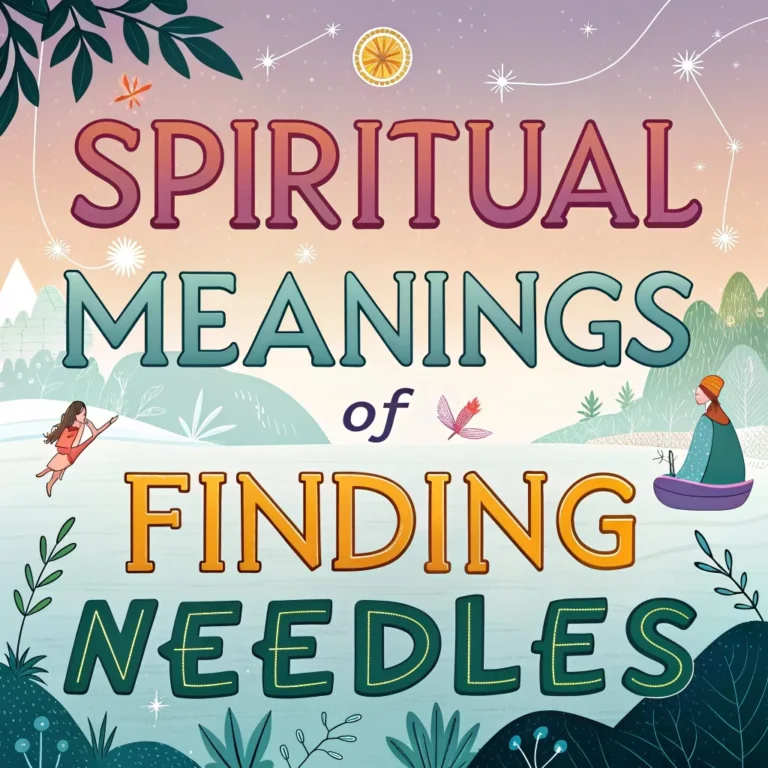 Spiritual Meanings of Finding Needles: 13 Divine Messages