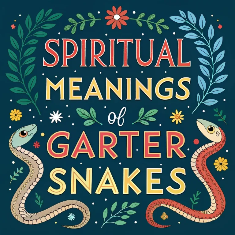 Spiritual Meanings of Garter Snakes: 10 Sacred Signs