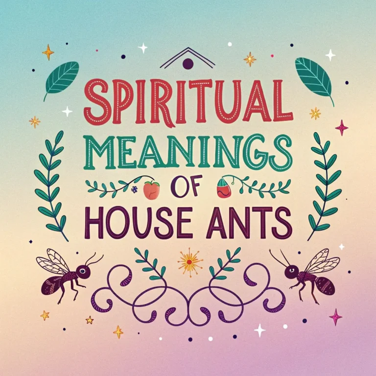 Spiritual Meanings of House Ants: 10 Sacred Messages