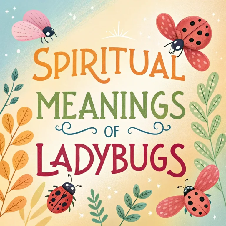 Spiritual Meanings of Ladybugs: 13 Divine Signs