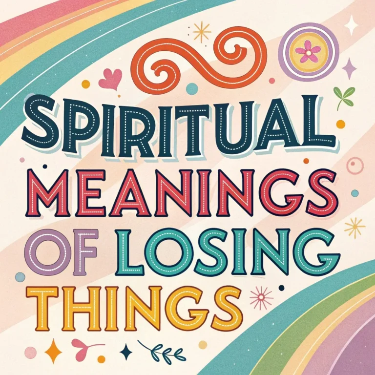 Spiritual Meanings of Losing Things: 12 Divine Signs