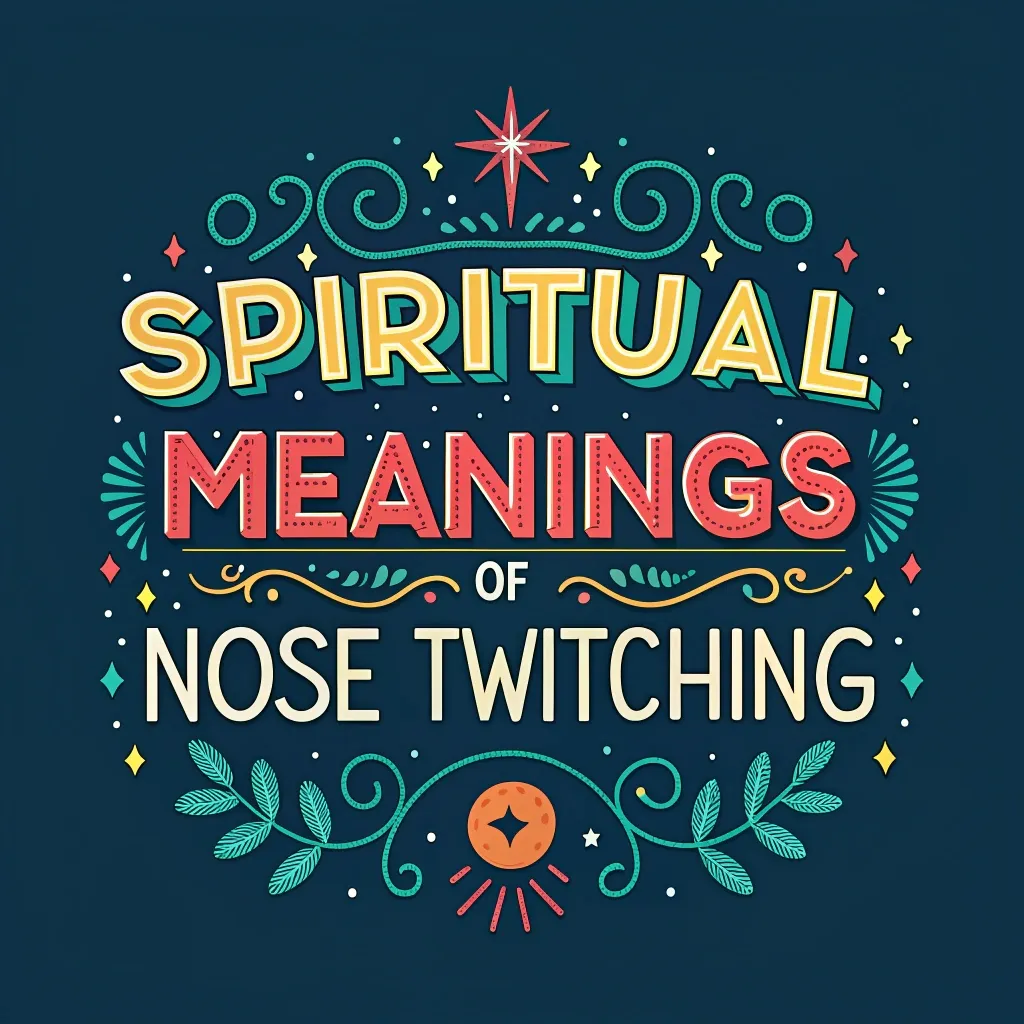 Spiritual Meanings of Nose Twitching: 11 Sacred Signs