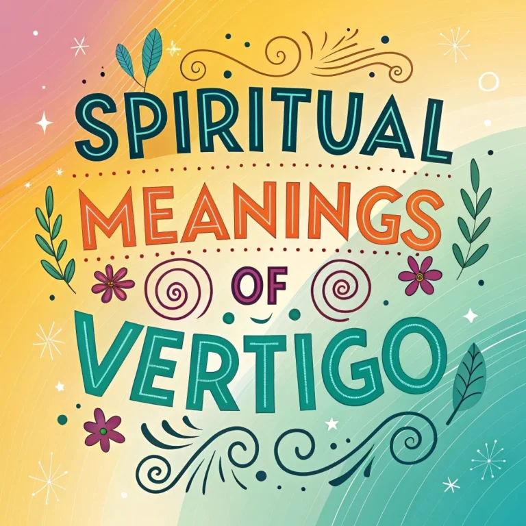 Spiritual Meanings of Vertigo: 10 Sacred Balance Messages